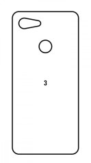 Hydrogel - zadná ochranná fólia - Google Pixel 3