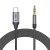 Kábel Tech-Protect Ultraboost Type-C to Aux mini Jack 3.5mm Cable 100cm Black