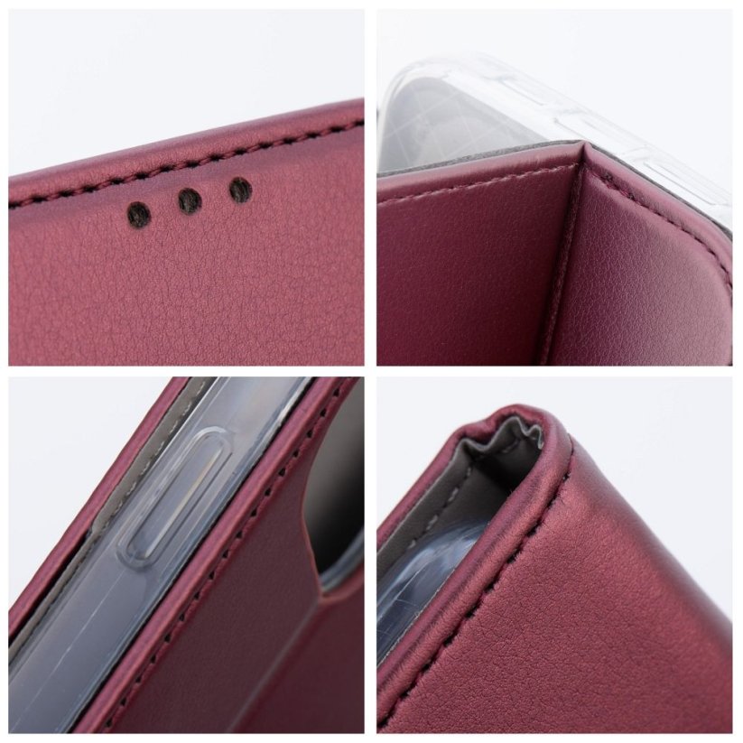 Kryt Smart Magneto Book Case Samsung Galaxy A14 4G / A14 5G Burgundy