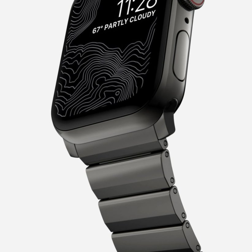 Remienok Tech-Protect Steelband Apple Watch 6 / 7 / 8 / 9 / 10 / SE / Ultra 1 / 2 (44 / 45 / 46 / 49 mm) Black