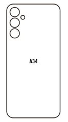 Hydrogel - zadná ochranná fólia - Samsung Galaxy A34