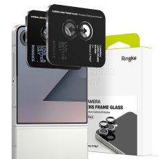 Hátsó kamera védőüveg 2 darabos csomag, Hátsó kamera védőüvegek Ringke Camera Frame Protector 2-Pack Samsung Galaxy Z Flip 7 Black