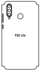 Hydrogel - zadná ochranná fólia - Huawei P30 Lite - typ výrezu 3