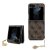 Guess 4G Charm tok Samsung Galaxy Z Flip 5 barna színű tokhoz