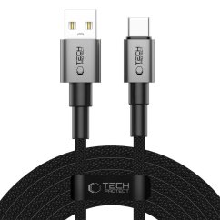 Kábel Tech-Protect Ultraboost Dna Type-C Cable 15W/3A 300cm Iron Grey