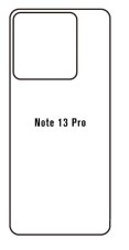 Hidrogél - hátsó védőfólia - Xiaomi Redmi Note 13 Pro 5G