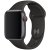 Remienok pre Apple Watch (42/44/45mm) Sport Band, Black, veľkosť M/L
