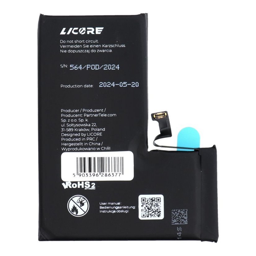 Batéria Battery iPhone 14 Pro 3200 mAh Licore
