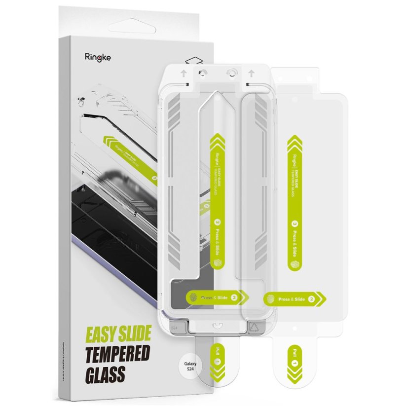 Ochranné tvrdené sklo Ringke Easy Slide 2-Pack Samsung Galaxy S24 Clear