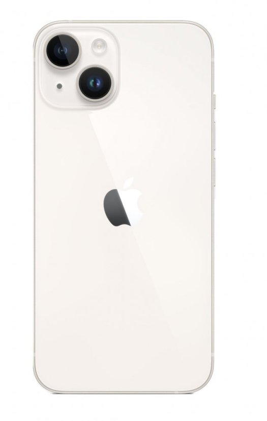 Apple iPhone 14 Plus - Sklo zadného housingu so zväčšeným otvorom na kameru - Starlight
