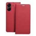 Kryt Luna Book Carbon Xiaomi Redmi 13C / Poco C65 Red