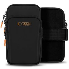 Držiak na ruku Tech-Protect M7 Universal Sport Armband Black/Orange