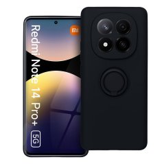 Kryt Silicone Ring Case Xiaomi Redmi Note 14 Pro Plus 5G Black Kryt Silicone Ring Case Xiaomi Redmi Note 14 Pro Plus 5G Black