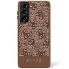 Kryt Original Faceplate Case Guess Guhcs23Lg4Glbr Samsung Galaxy S23 Ultra (4G Bottom Stripe / Brown)