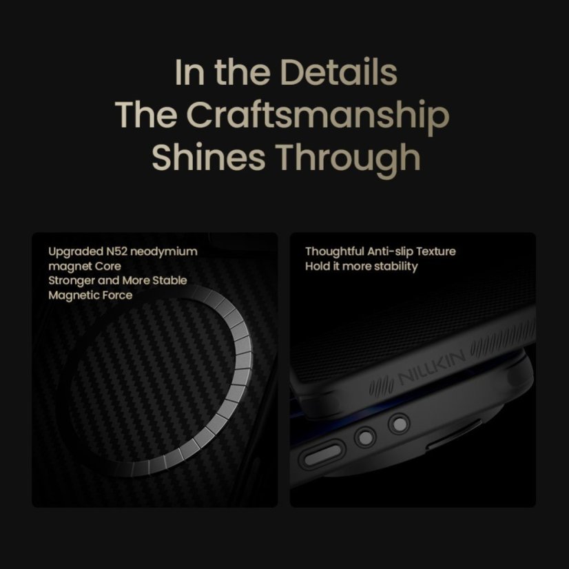 Nillkin CarboProp Aramid Magnetic zadný kryt pre Xiaomi 17 Ultra Black