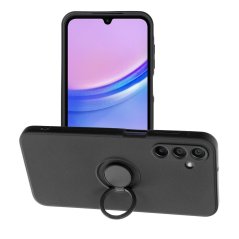 Kryt Silicone Ring Case Samsung Galaxy A15 5G / A15 4G Black Kryt Silicone Ring Case Samsung Galaxy A15 5G / A15 4G Black