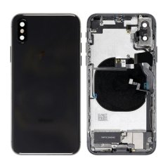 Apple iPhone XS - Zadný housing s predinštalovanými dielmi (Space Gray)