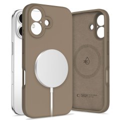 Kryt Tech-Protect Liquid Silicone Magsafe iPhone 16 Chocolate Brown Kryt Tech-Protect Liquid Silicone Magsafe iPhone 16 Chocolate Brown