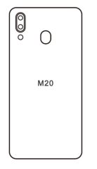 Hydrogel - zadná ochranná fólia - Samsung Galaxy M20