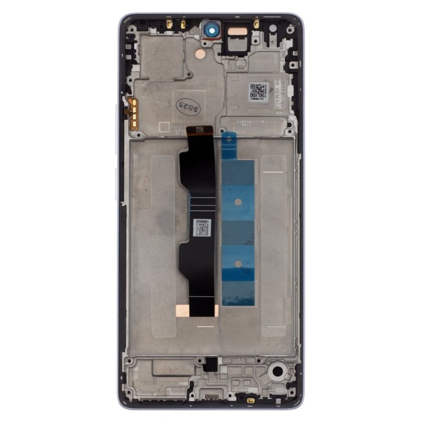 Kijelző kerettel Xiaomi Redmi Note 14S Purple (Service Pack - eredeti pótalkatrész)