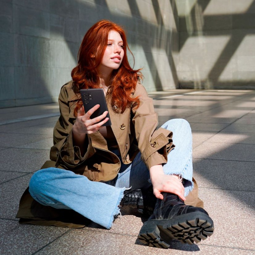 Tok Spigen Liquid Air Samsung Galaxy S23 Ultra Matte Black