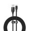 Baseus nylon kábel USB/USB Typ-C/Lightning 2A 1metrový pre rýchlonabíjanie 18W