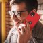 Kryt Silicone Premium Case iPhone 13 Pro Max Red (Without Hole)