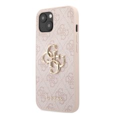 Guess PU 4G Metal Logo zadný kryt pre iPhone 13 Pink Guess PU 4G Metal Logo zadný kryt pre iPhone 13 Pink