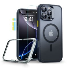Ochranné sklo ESR Classic Pro Set Halolock Magsafe iPhone 16 Pro Max Frosted Black Ochranné sklo ESR Classic Pro Set Halolock Magsafe iPhone 16 Pro Max Frosted Black