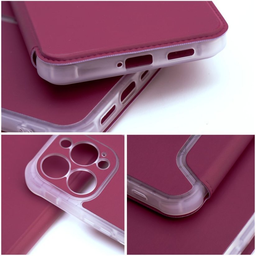 Kryt Piano Book iPhone 14 Plus Magenta