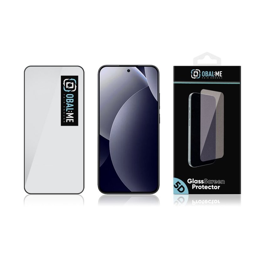 OBAL:ME 5D tvrdené sklo pre Xiaomi Redmi Note 15 Pro 5G Black