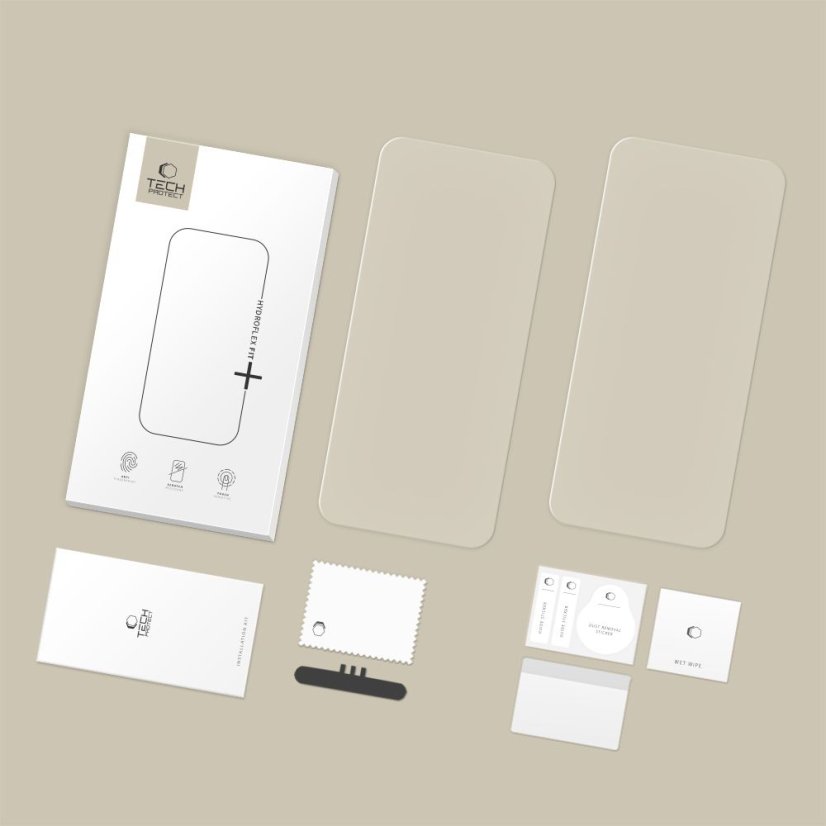 Hydrogel fólia Hydrogelova fólia Tech-Protect Hydro Flex+ 2-Pack Motorola Edge 60 / 60 Pro / 60 Fusion Clear