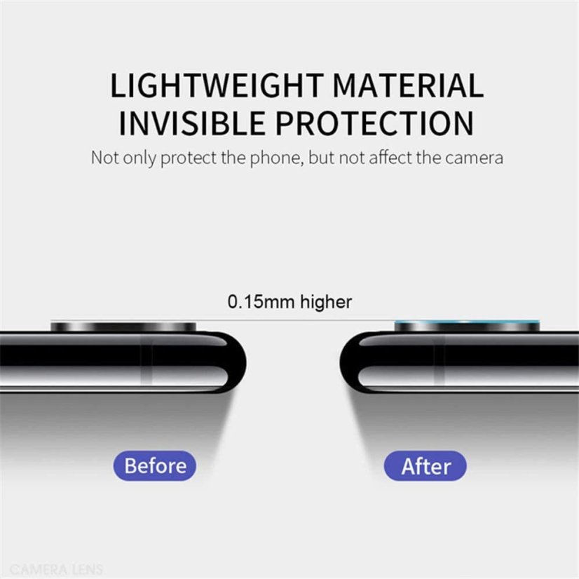 2PACK - ESR Prémiové ochranné tvrdené sklo zadnej kamery pre Apple iPhone XR