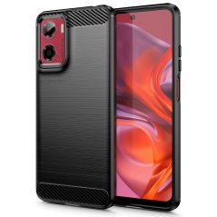 Kryt Tech-Protect TPUcarbon Motorola Moto G05 / E15 Black Kryt Tech-Protect TPUcarbon Motorola Moto G05 / E15 Black