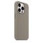 iPhone 15 Pro Max Silicone Case s MagSafe - Clay design (šedý)