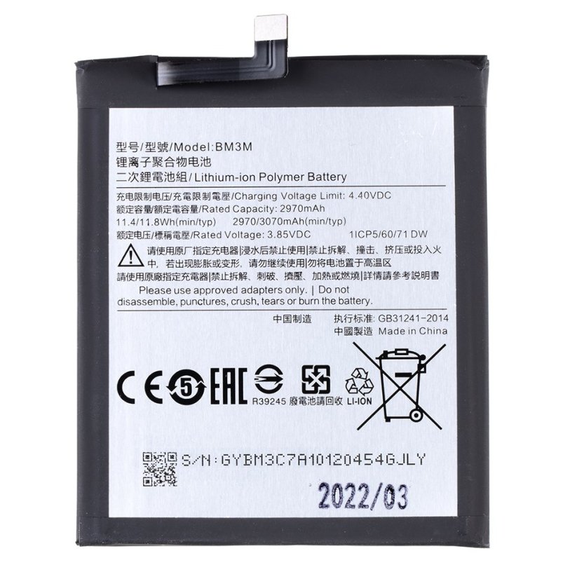 BM3M Xiaomi akkumulátor 3070mAh (OEM)