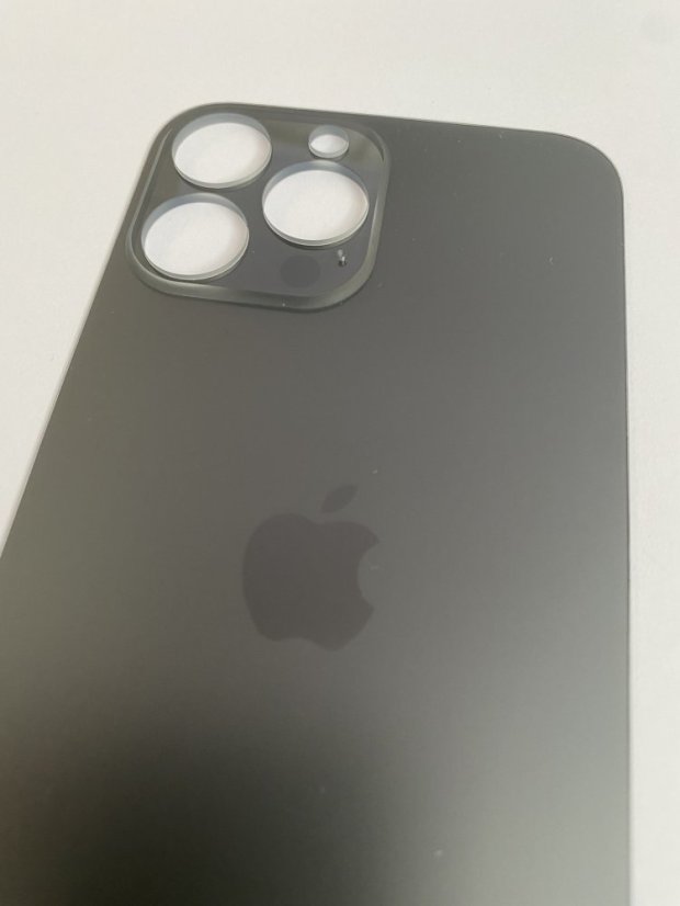 Apple iPhone 13 Pro Max - Sklo zadného housingu so zväčšeným otvorom na kameru (Graphite)