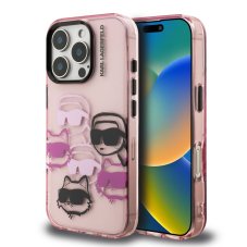 Karl Lagerfeld IML Multi K&CH Heads zadný kryt pre iPhone 16 Pro Max Pink