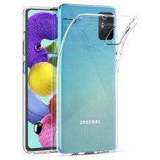 Kryt Case Samsung Galaxy A51 5G Silikónový kryt s hrúbkou 0,5 mm Priesvitný