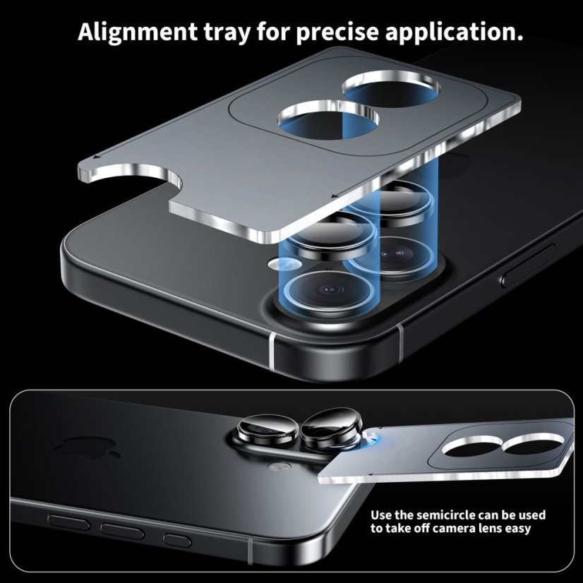 Ochranné sklo zadnej kamery Ochranné sklo zadnej kamery Tech-Protect Camring Fit+ Xiaomi Poco M8 Pro / Redmi Note 15 Pro 5G / 15 Pro+ Plus 5G Black