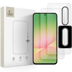 Ochranné tvrdené sklo Tech-Protect Glass Set+ 3-Pack Samsung Galaxy A36 / A56 5G Clear Ochranné tvrdené sklo Tech-Protect Glass Set+ 3-Pack Samsung Galaxy A36 / A56 5G Clear