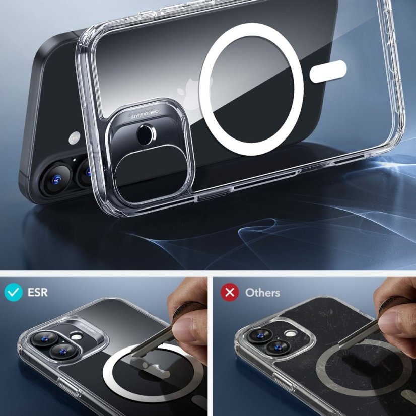 Ochranné sklo ESR Classic Hybrid Halolock Magsafe & Tempered Glass iPhone 16 Clear