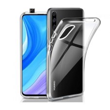 Tok Huawei P SMART Pro 2019 0,5 mm vastagságú szilikon tok Átlátszó