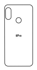 Hidrogél - hátsó védőfólia - Xiaomi Redmi Note 6 Pro