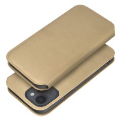 Kryt Dual Pocket Book Case iPhone 15 Plus Gold Kryt Dual Pocket Book Case iPhone 15 Plus Gold