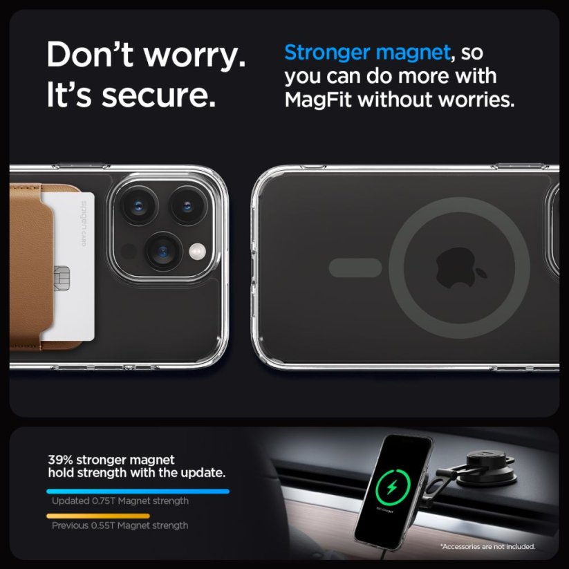 Kryt Spigen Ultra Hybrid Mag Magsafe iPhone 15 Pro Max Graphite