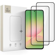 edzett védőüveg Tech-Protect Glass Fit+ 2-Pack Samsung Galaxy A36 / A56 5G Black