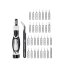 Jakemy Jm-8189A 32v1 Screwdriver With Precision Tweezers (Black)