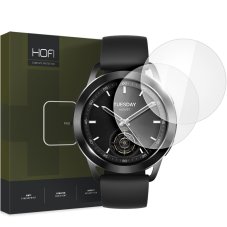 2ks v balení, set ochranných skiel Hofi Glass Pro+ 2-Pack Xiaomi Watch S3 Clear