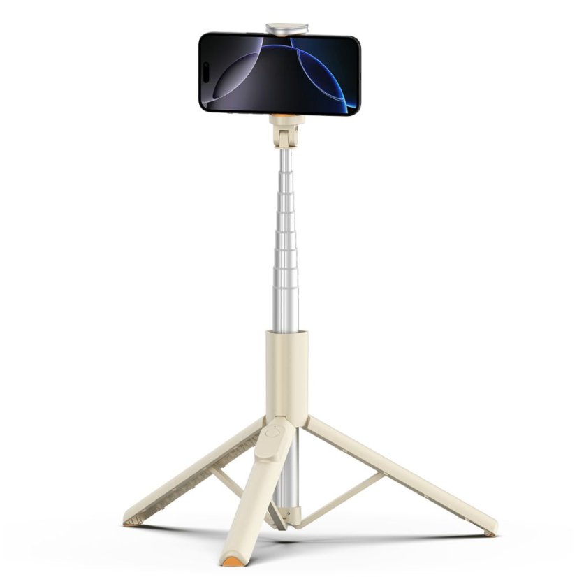 Selfie tyč Tech-Protect L09S Bluetooth Selfie Stick Tripod Beige